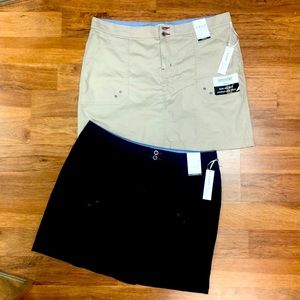 d a-s h Jennifer Skort Set NWT (1 blue & 1 tan)